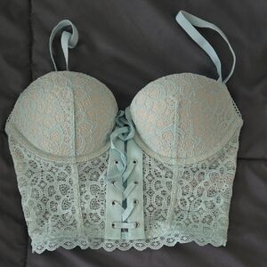 Victoria's Secret Blue Lace Bra Intimates & Sleepwear